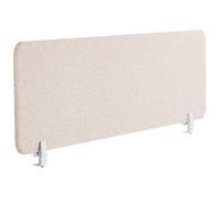 Desk Screen WALLY 160 x 40 cm Beige