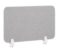 Beliani Desk Screen Wally Light Grey