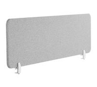 Beliani Desk Screen Wally Light Grey