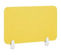 Beliani Desk Screen Wally Yellow