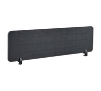 Beliani Desk Screen Ziggy Dark Grey
