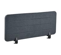 Beliani Desk Screen Ziggy Dark Grey