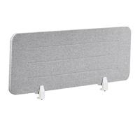 Beliani Desk Screen Ziggy Light Grey