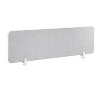 Beliani Desk Screen Ziggy Light Grey