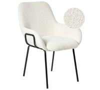 Beliani Dining Chair Algona Boucle Off-White