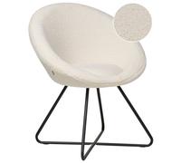 Beliani Dining Chair Floby Ii Boucle Off-White