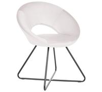 Dining Chair RACHEL Velvet Off-White