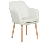 Dining Chair YORKVILLE II Velvet Off-White