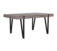 Beliani Dining Table Adena Brown 150 Cm 90 Cm