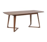 Dining Table HUXTER Dark Walnut 180 cm 90 cm