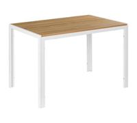 Dining Table MANN Brown/ White 120 cm 80 cm