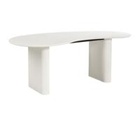 Beliani Dining Table Peery White 198 Cm 93 Cm