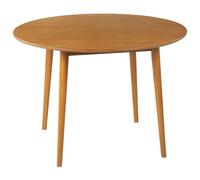 Beliani Dining Table RADAN Brown 110 cm 110 cm Wood