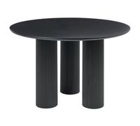 Dining Table TULEMALU Black 120 cm 120 cm