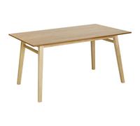 Dining Table VARLEY Natural Ash Wood 150 cm 90 cm