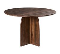 Dining Table YARRA Dark Brown 120 cm 120 cm