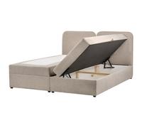 Divan Bed with Storage CHANCELLOR Fabric Taupe 180 x 200 cm (EU Super King)