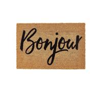 Doormat ASIR Natural 40 x 60 cm Text Coir