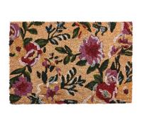 Beliani Doormat Kita Multicolour 40 X 60 Cm Flower Coir