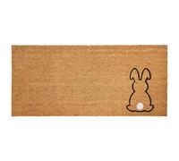 Doormat LINGAYEN Natural 55 x 120 cm Rabbit Coir