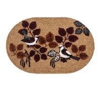 Beliani Doormat Toolik Natural 40 X 60 Cm Bird Coir