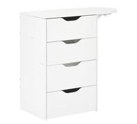 Beliani Dressing Table With Mirror And Stool Beloeil White
