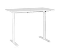 Beliani Electric Adjustable Standing Desk Destinas 120 Cm 72 Cm White