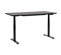 Beliani Electric Adjustable Standing Desk Destinas 160 Cm 72 Cm Black