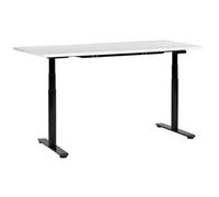 Electric Adjustable Standing Desk DESTINAS White/ Black 160 cm 72 cm