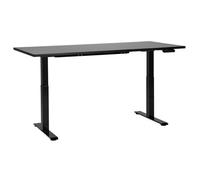 Beliani Electric Adjustable Standing Desk Destines Black 180 Cm 80 Cm