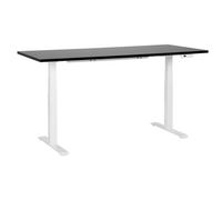 Beliani Electric Adjustable Standing Desk DESTINES Black/ White 180 cm 80 cm, Black