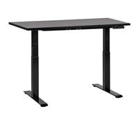 Beliani Electric Adjustable Standing Desk Destines Black 120 Cm 72 Cm
