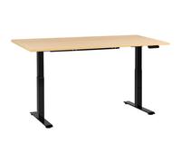 Electric Adjustable Standing Desk DESTINES Black/ Light Brown 180 cm 72 cm