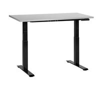 Beliani Electric Adjustable Standing Desk Destines Grey/ Black 120 Cm 72 Cm