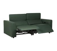 Electric Recliner Sofa 2 Seater ULVEN Fabric Dark Green with USB Port