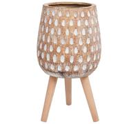 Elevated Plant Pot ASCLEPIAS 27 cm Light Brown