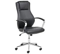 Beliani Executive Chair Adept Faux Leather Black