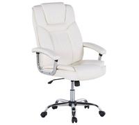Beliani Executive Chair Advance Faux Leather Light Beige