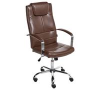 Beliani Executive Chair Winner Faux Leather Brown
