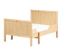 Wooden Extendable Kids Bed EU Single Size Light MONTIGNY