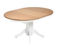 Beliani Extending Dining Table Akron Light Ash Wood 106/150 Cm 106 Cm Wood