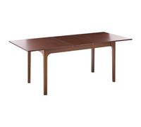 Beliani Extending Dining Table Delmas Dark Ash Wood 160/200 Cm 90 Cm