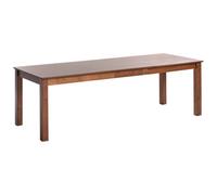 Extending Dining Table MADURA Dark Ash Wood 160/240 cm 90 cm