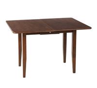 Beliani Extending Dining Table Masela Dark Brown 90/120 Cm 60 Cm Wood