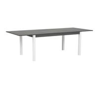 Beliani Extending Garden Dining Table Pancole 168/248/100cm Metal Grey, Grey