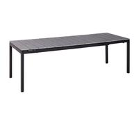 Beliani Extending Garden Dining Table Tofane 198/248 Cm 90 Cm Grey