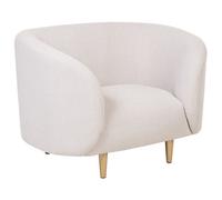 Armchair LOEN Fabric Light Beige