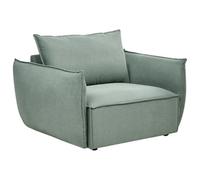 Armchair KUNES Fabric Light Green