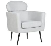 Armchair SOBY Fabric Light Grey