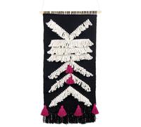 Fabric Wall Hanging PAKPATTAN Cotton 123 cm Black